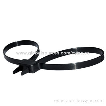 Police Plastic Disposable Handcuffs, Double Loops